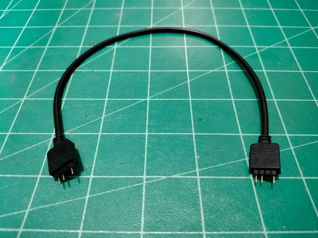 aRGB LED 3 Pin 5v Extension Cord Cable 30cm (Category: Cables & Adaptors) located in Quezon City. Submitted by kyrex12 (Listing ID 1318865133, Image 3). Description: -200 -add 50 for male converter -may less if wholesale(6pcs. and above) -with 1 week warranty -accept shipping via GRAB and LALAMOVE COD(buyer's expense) -accept GCASH and PAYMAYA payment -COMPATIBILITY IS BUYER'S RESPONSIBILITY .
