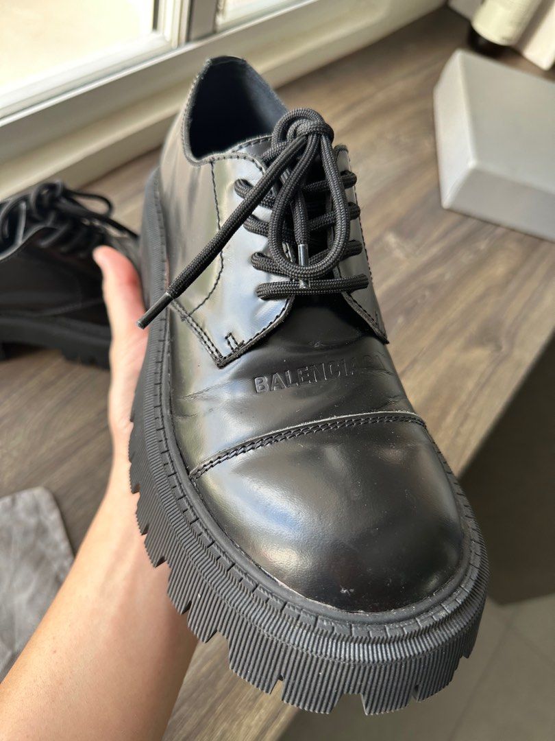 Balenciaga Tractor Derby, Luxury, Sneakers & Footwear on Carousell