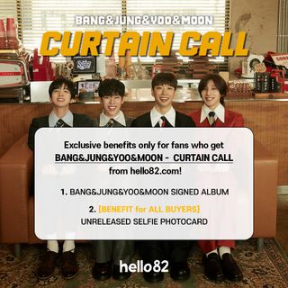 [Signed] BANG&JUNG&YOO&MOON - CURTAIN CALL (Signed) + POB, Hobbies