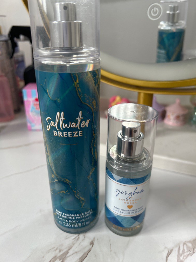 Bath Body Works Fine Fragrance Mist Gingham Saltwater Breeze