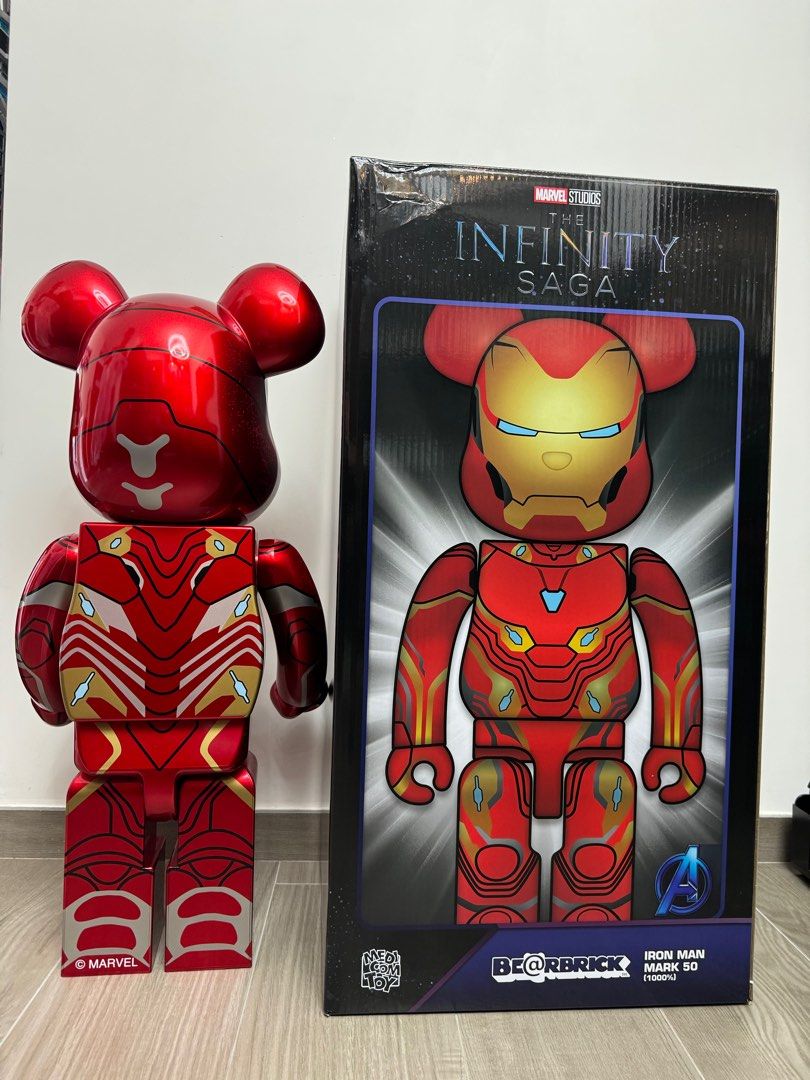 Bearbrick x Marvel Iron Man Mark 50 1000%, 興趣及遊戲, 玩具