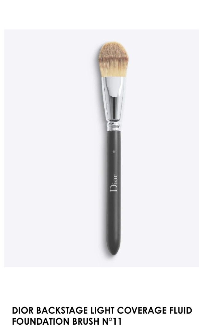 BNIB Dior Backstage Light Coverage Fluid Foundation Brush Beauty Personal Care Face Makeup on Carousell
