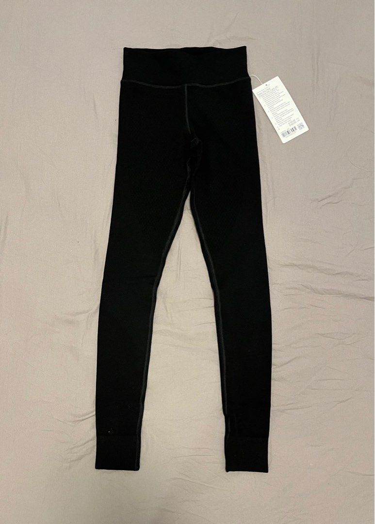 BNWT Lululemon Keep the Heat Thermal High Rise Tight 28 Size 4 Black