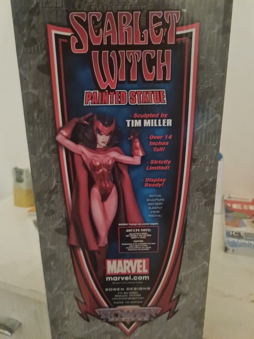 Bowen designs Scarlet Witch 14" tall (Category: Figurines & Statues) located in Taguig. Submitted by gowilliam.767 (Listing ID 1318922343, Image 1). Description: never displayed 14" tall limited run meetups west mckinly or taytay mop gcash prior to pickup if transaction is by courier.