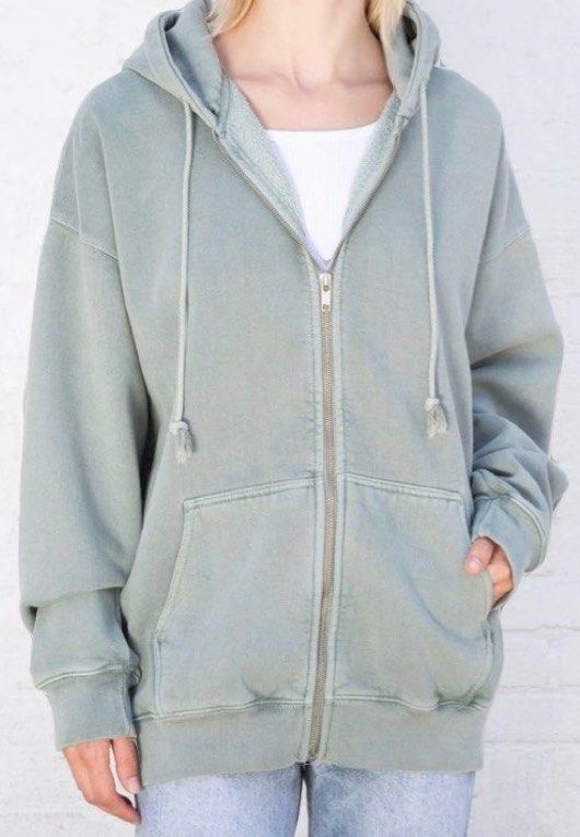 Green hoodie brandy melville 2025