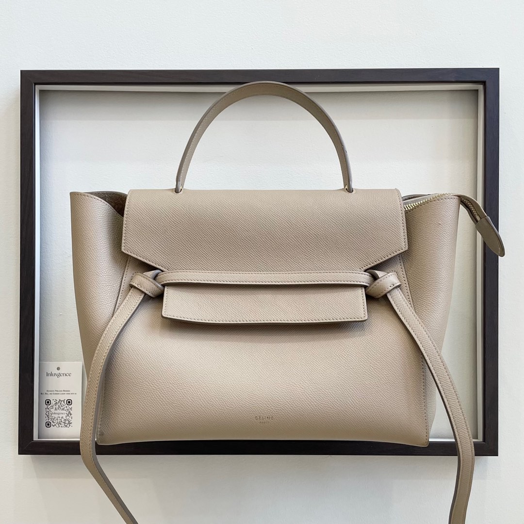 Celine mini belt bag light taupe online