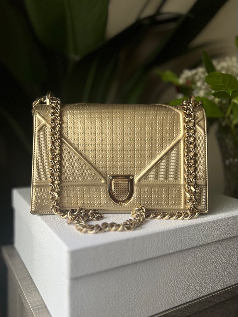 Dior diorama gold hot sale