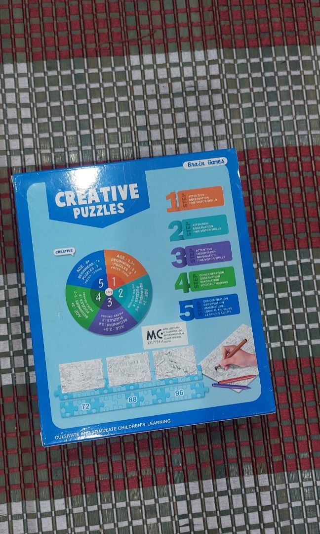 Creative Puzzles Creative Puzzles for Kids - BRAIN GAMES 3 in 1, Hobbies & Toys, Toys ...