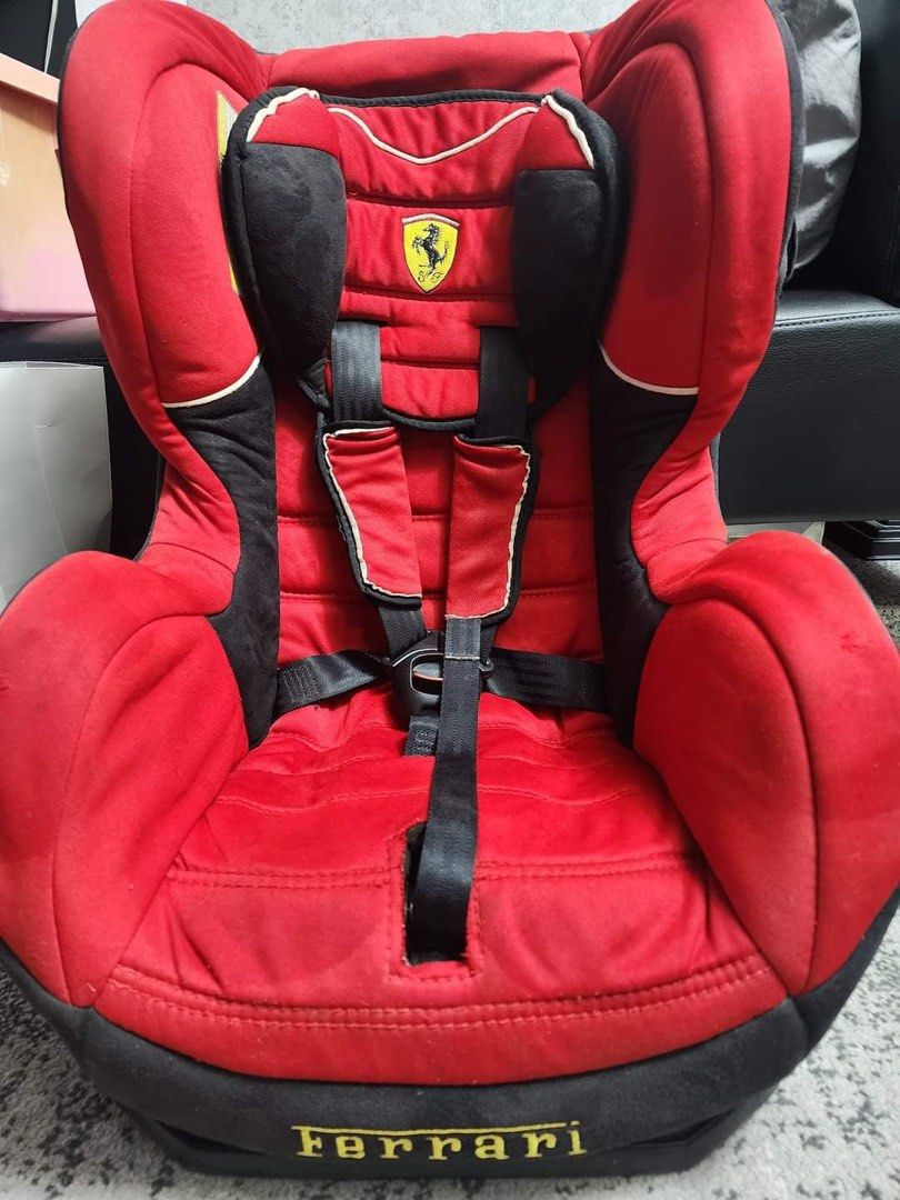 Ferrari Car Seat Original Babies Kids Baby Nursery Kids Furniture Other Kids Furniture on Carousell