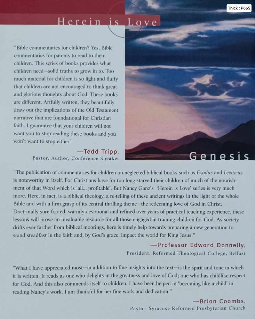 Genesis a Commentary for Children (Category: Religion Books) located in Muntinlupa City. Submitted by graceandfaithbooksandmore (Listing ID 1318840970, Image 3). Description: Genesis a Commentary for Children.