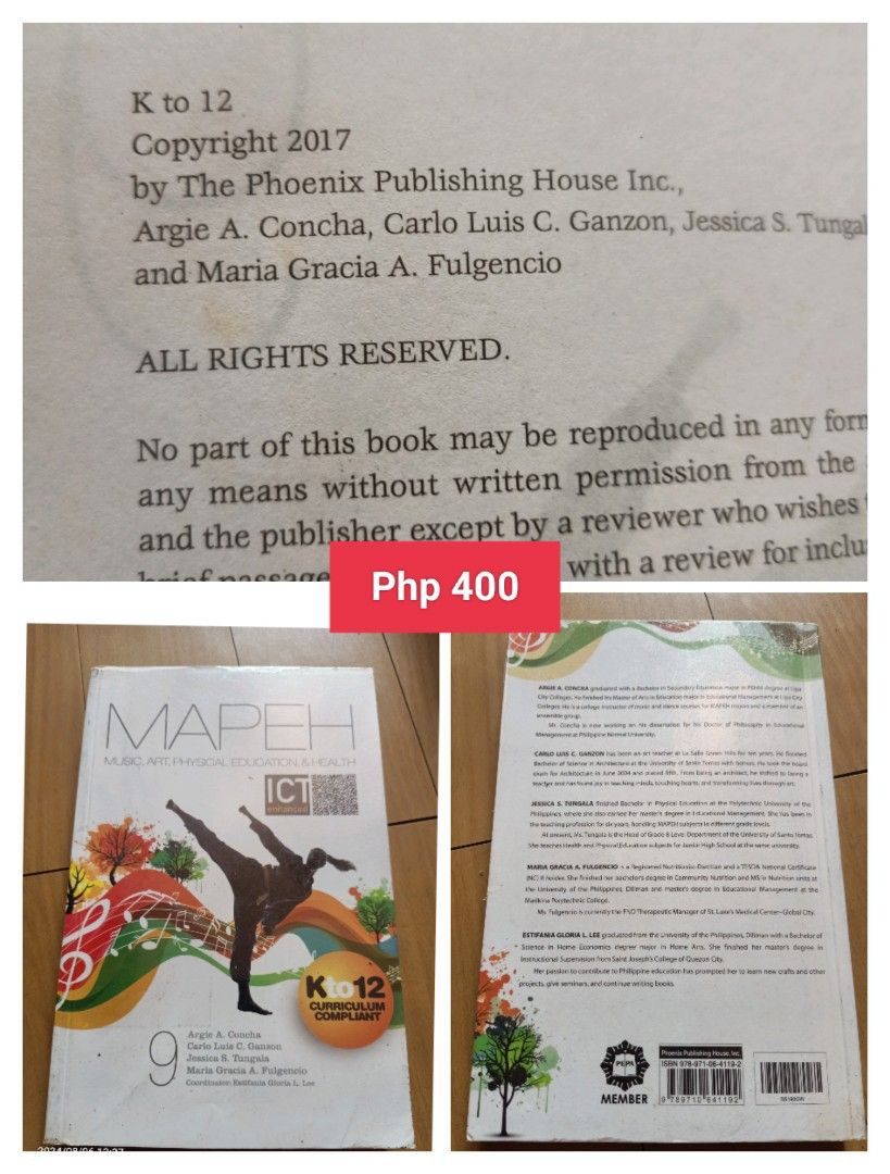 Grade 9 books (Category: Textbooks) located in Manila. Submitted by _tindahan_ (Listing ID 1318811185, Image 2). Description: ❤️still negotiable❤️ see picture for prices... pm for more info. Thank you!.