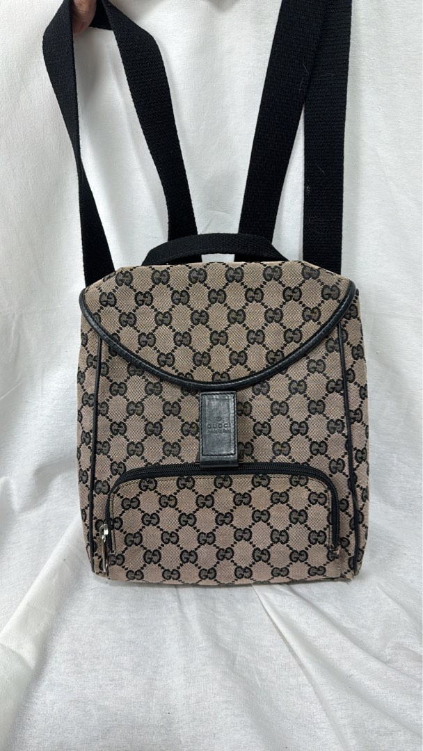 Gucci monogram backpack