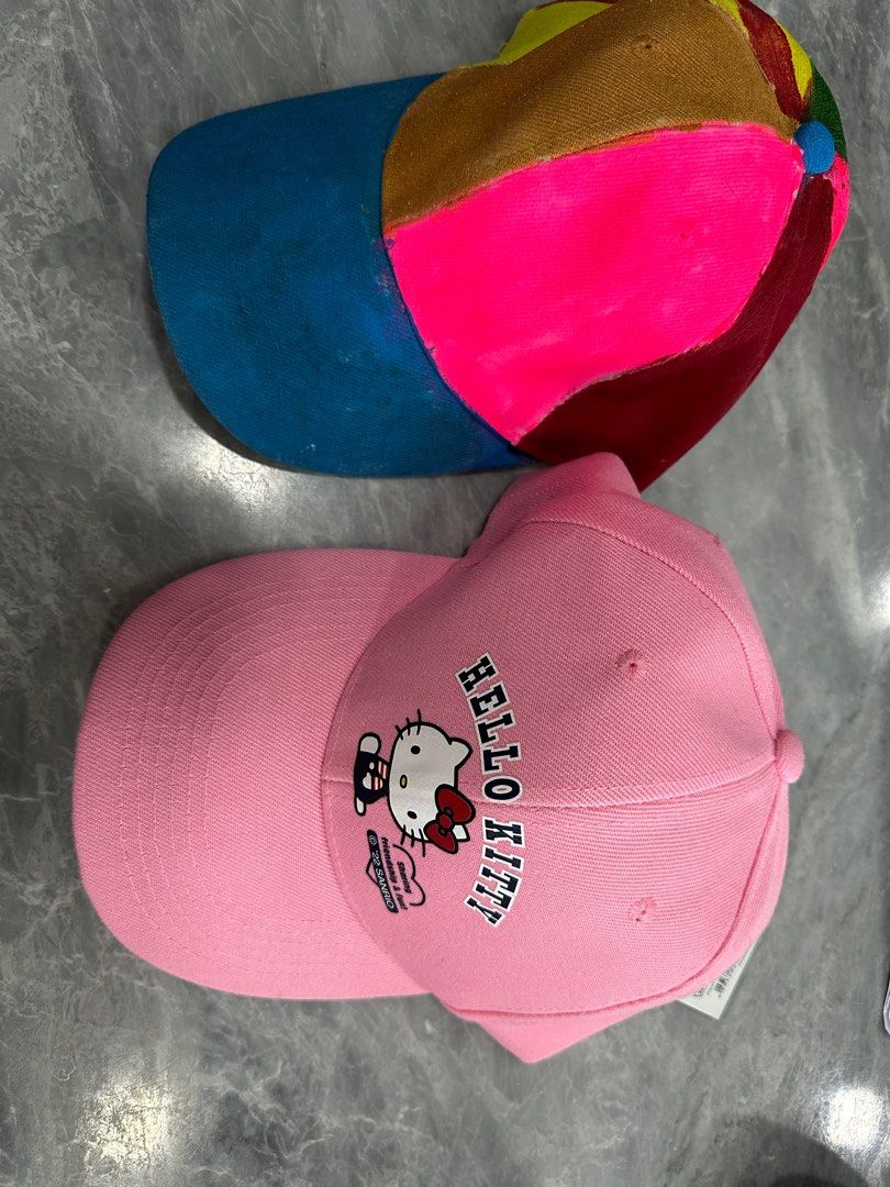 Hello Kitty Baseball Cap Free Women s Fashion Watches Accessories Hats Beanies on Carousell