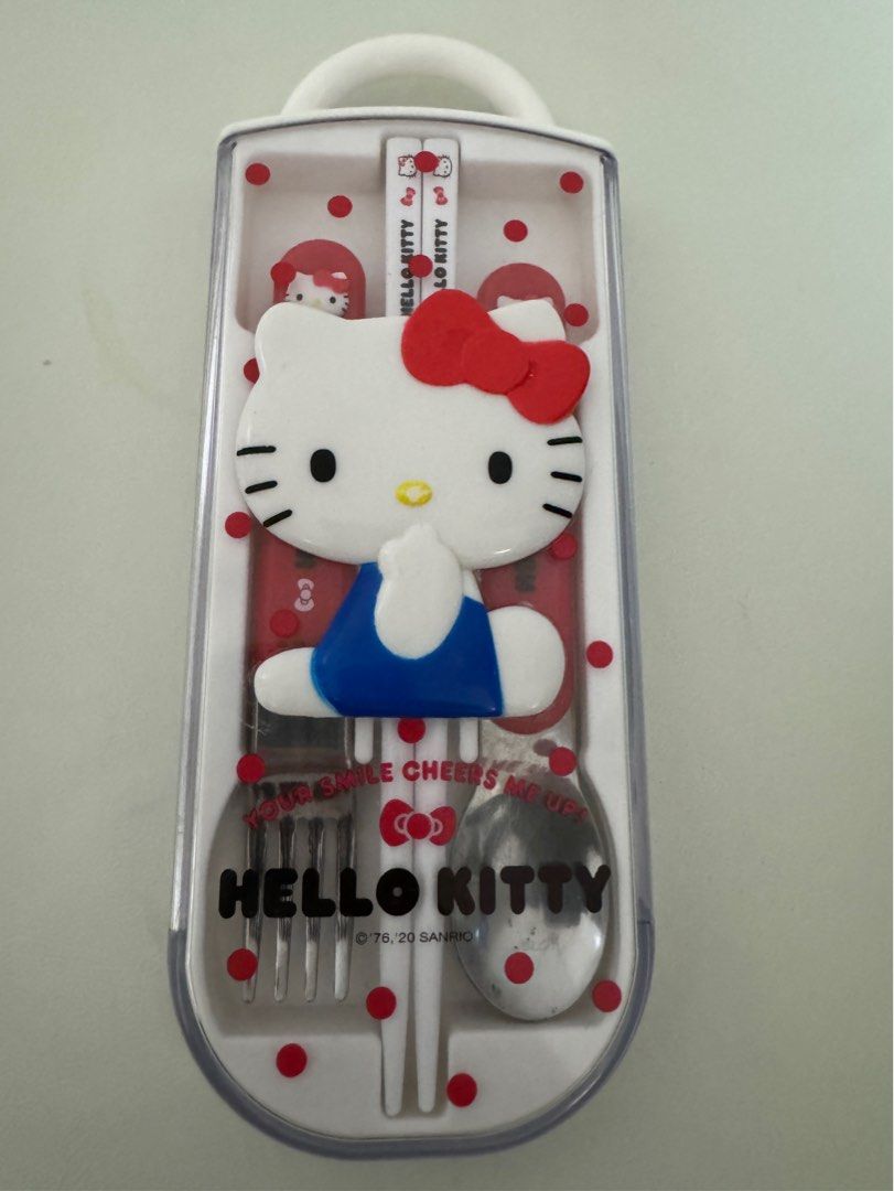 Hello Kitty Utensils (Category: Weaning & Toddler Feeding) located in Manila. Submitted by magsy (Listing ID 1318852853, Image 2). Description: Mop: bdo bpi gcash Sf: c/o buyer.