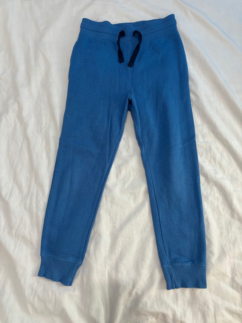 H M Blue jogging pants Babies Kids Babies Kids Fashion on Carousell