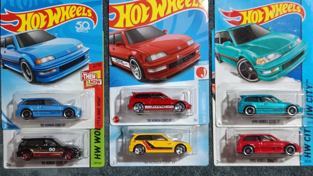 Hot Wheels Honda Civic EF SEE DETAILS FOR PRICES Hobbies Toys Toys Games on Carousell