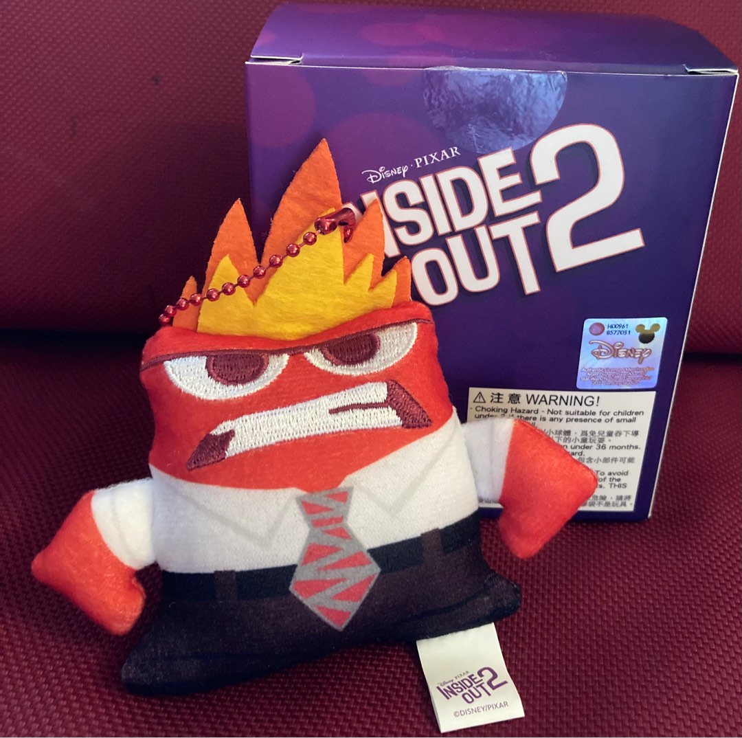 Disney Angry Inside out 2 angry happy dolls Disney Pixar surprise collectible ...