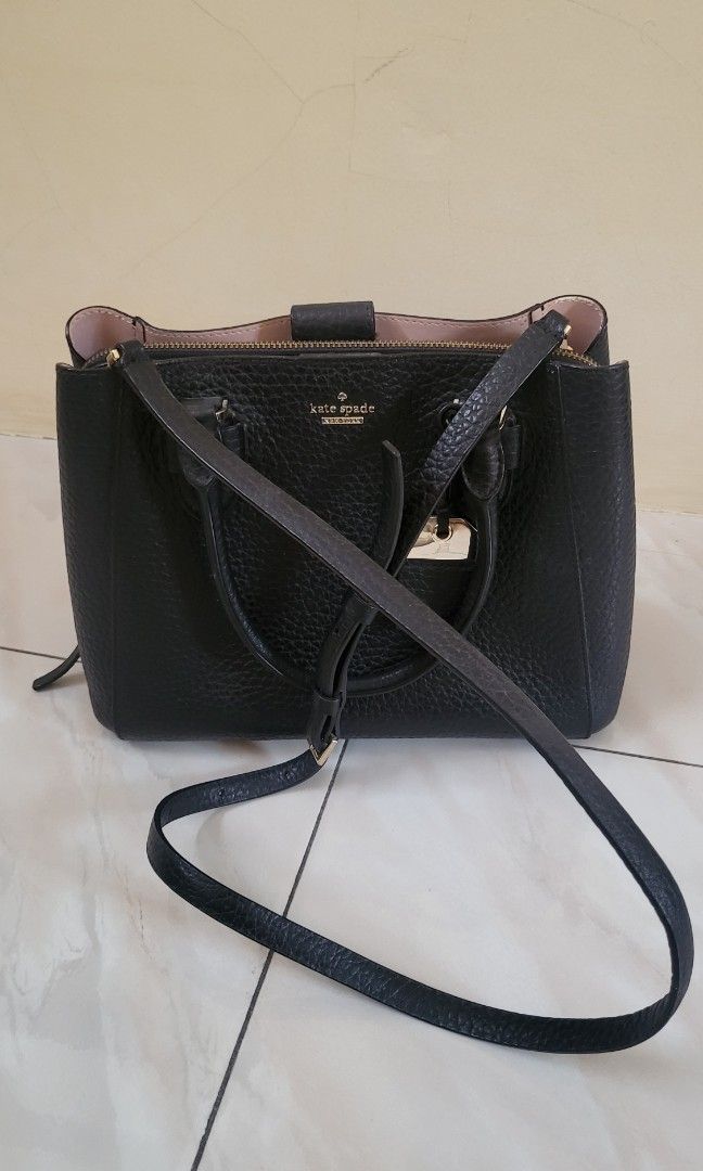 Katespade carter street Aliana black warm Fesyen Wanita Tas Dompet di Carousell