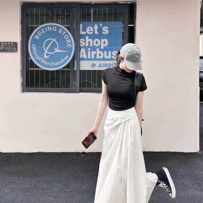 Khaki Maxi Skirt Women s Fashion Bottoms Skirts on Carousell