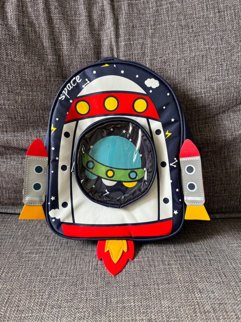 Kids Toddler Spaceship Rocketship Backpack
