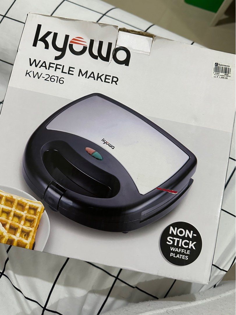 Kyowa Waffle Maker (Category: Breadmakers) located in Manila. Submitted by babimnlnewacc (Listing ID 1318865496, Image 1). Description: Brand New ✨ NO RECEIPT RFS: no time to use it because busy sa baby 👶🏻🤍.