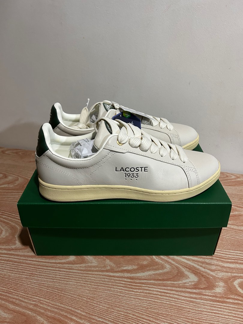 Lacoste leather ortholite sneakers Men s Fashion Footwear Sneakers on Carousell