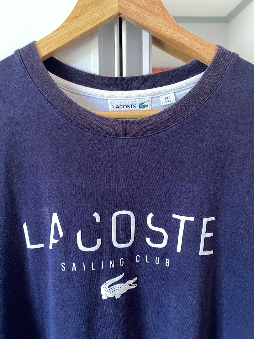 Lacoste sailing club sweatshirt clearance