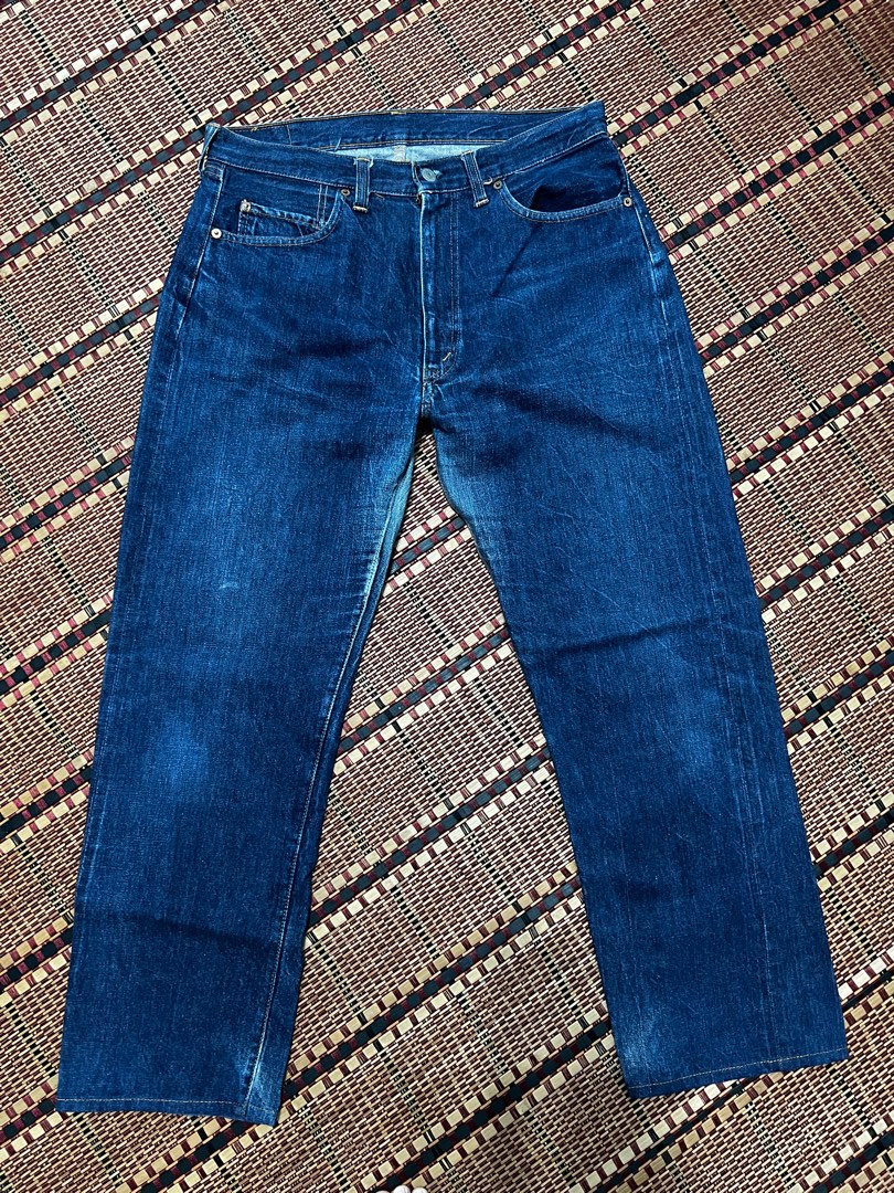 Levi’s 502-0117 BigE 60s-70s w29 L30 1960s Vintage Original Levi's 502 0117 'BIG E' Selvedge