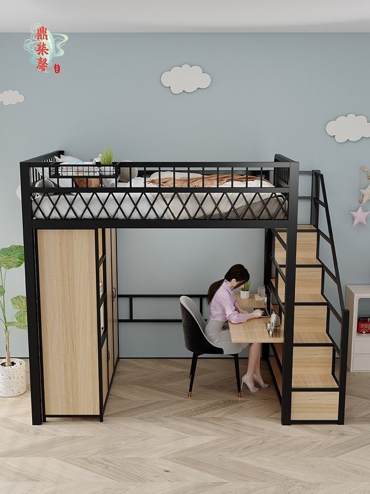 Loft queen bed frame with storage hotsell