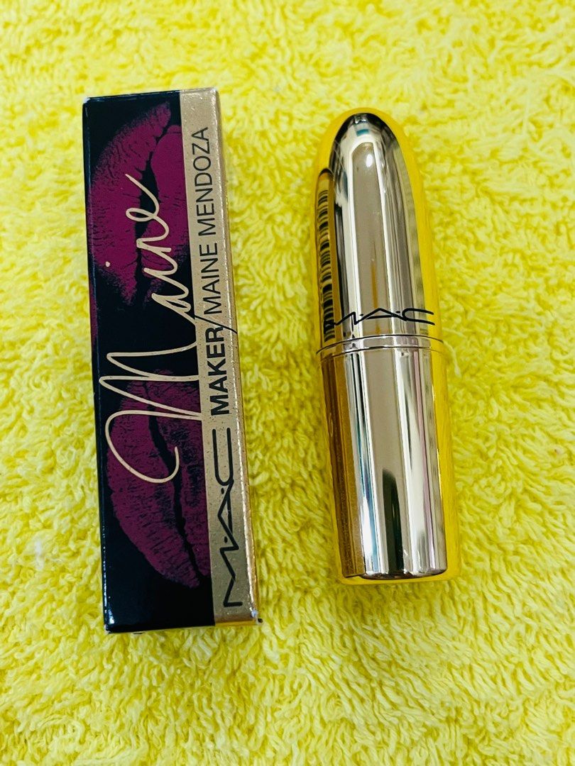 MAC MAKER MAINE MATTE LIPSTICK (Category: Makeup) located in Manila. Submitted by luxeclassyshop (Listing ID 1318810735, Image 2). Description: With box -550 No box - 520 MAC MAKER MAINE LIPSTICK 3grams .