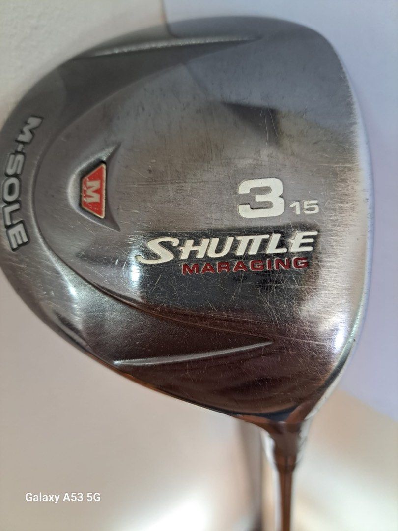Maruman M-Sole SHUTTLE Maraging #3 fairway wood. 15°., Sports