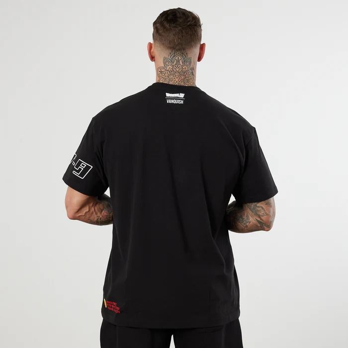 NEW] Vanquish DBZ CS Vegeta Black Oversized T Shirt, Men's