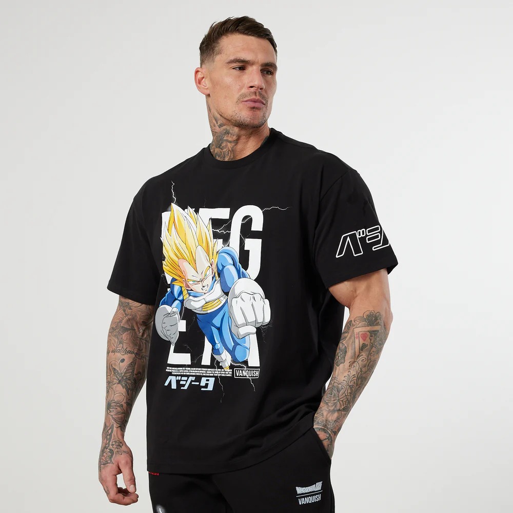 VANQUISH Tシャツ DBZ CS Cell Black Oversized T Shirt 半袖 楽天市場】ヴァンキッシュ Tシャツ VANQUISH FITNES DBZ CS Cell