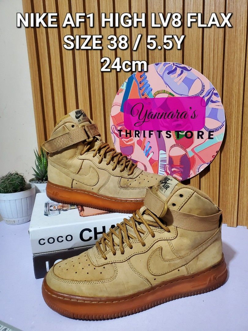 Nike af1 high flax best sale