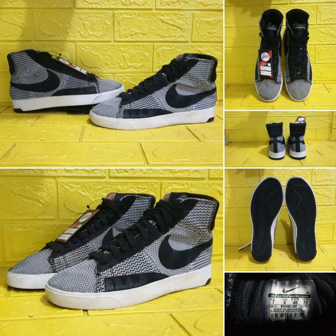 NIKE BLAZER LUX TXT Size 40 25 cm SECOND ORIGINAL Fesyen Pria Sepatu Sneakers di Carousell