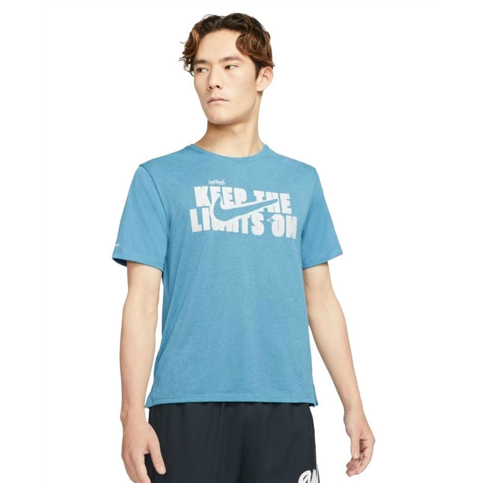 Dri-fit miler men's short-sleeve printed running top outlet