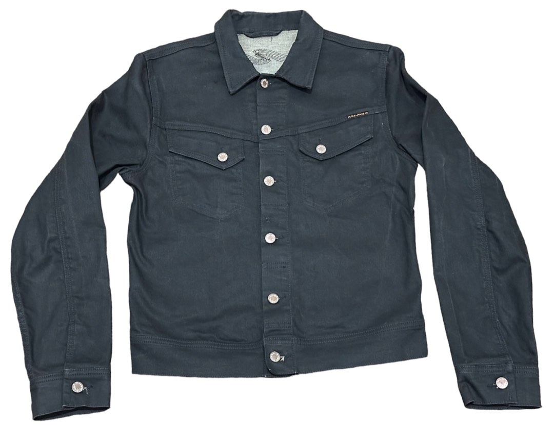 Nudie conny dry black coated jacket sales