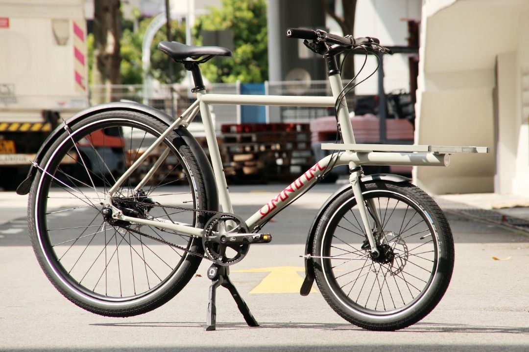OMNIUM Mini Cargo Bike in Glorious Grey Sports Equipment Bicycles Parts Bicycles on Carousell