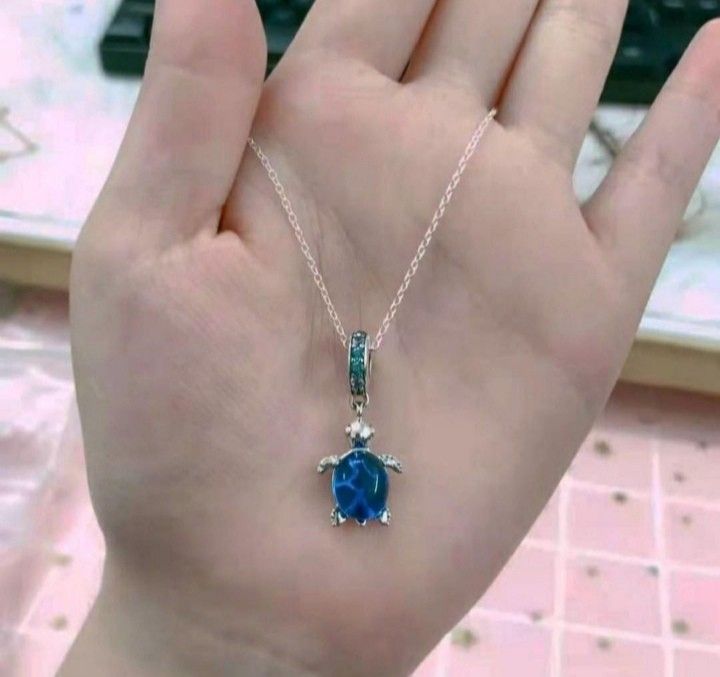 Pandora turtle necklace deals
