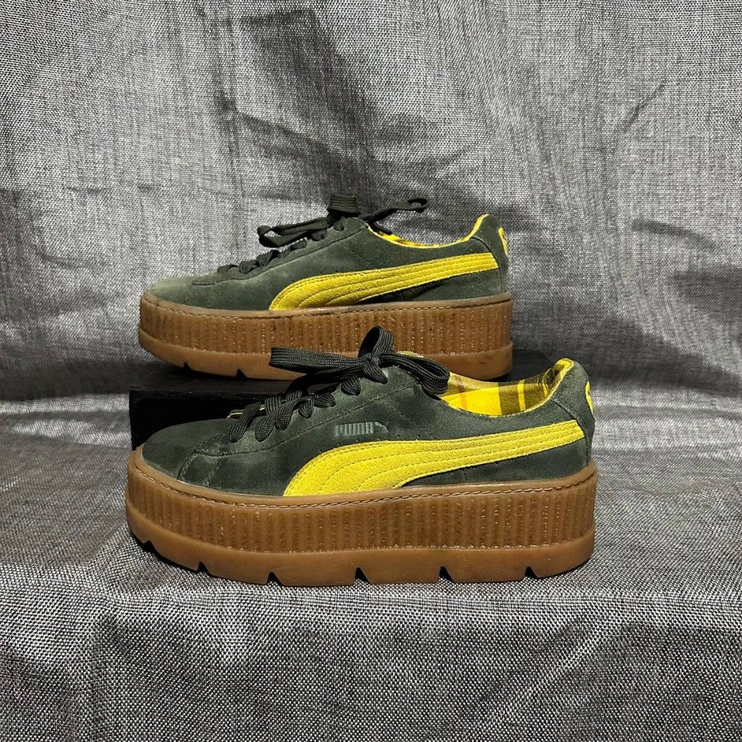 Fenty puma shoes mens gold online
