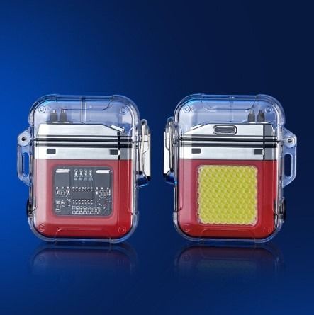 Quad Arc Pulse Lighter Outdoor Camping Waterproof Lighter Lighting Wind proof (Category: Other Kitchenware & Tableware) located in Caloocan City. Submitted by aikajungle15274 (Listing ID 1318892154, Image 3). Description: Product Details: water-proof electric lighter is powered by a rechargeable battery that can be easily charged using a USB cable. No more wasting money on disposable lighters or worrying about running out of lighter fluid. The el