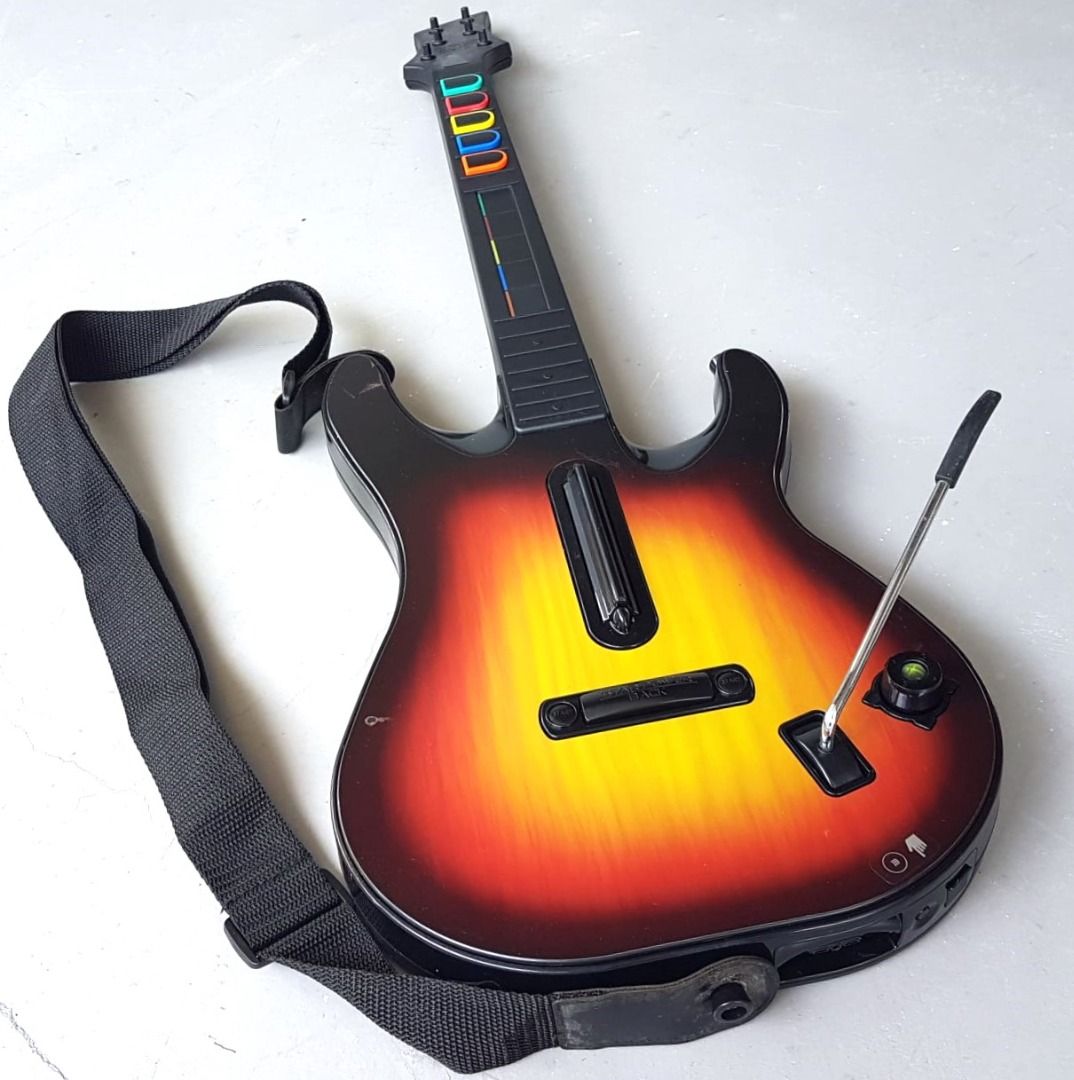 Rare Collectibles, Xbox 360 Guitar Hero Wireless Controller, Red