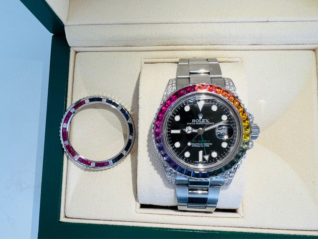 Gmt master rainbow cheap