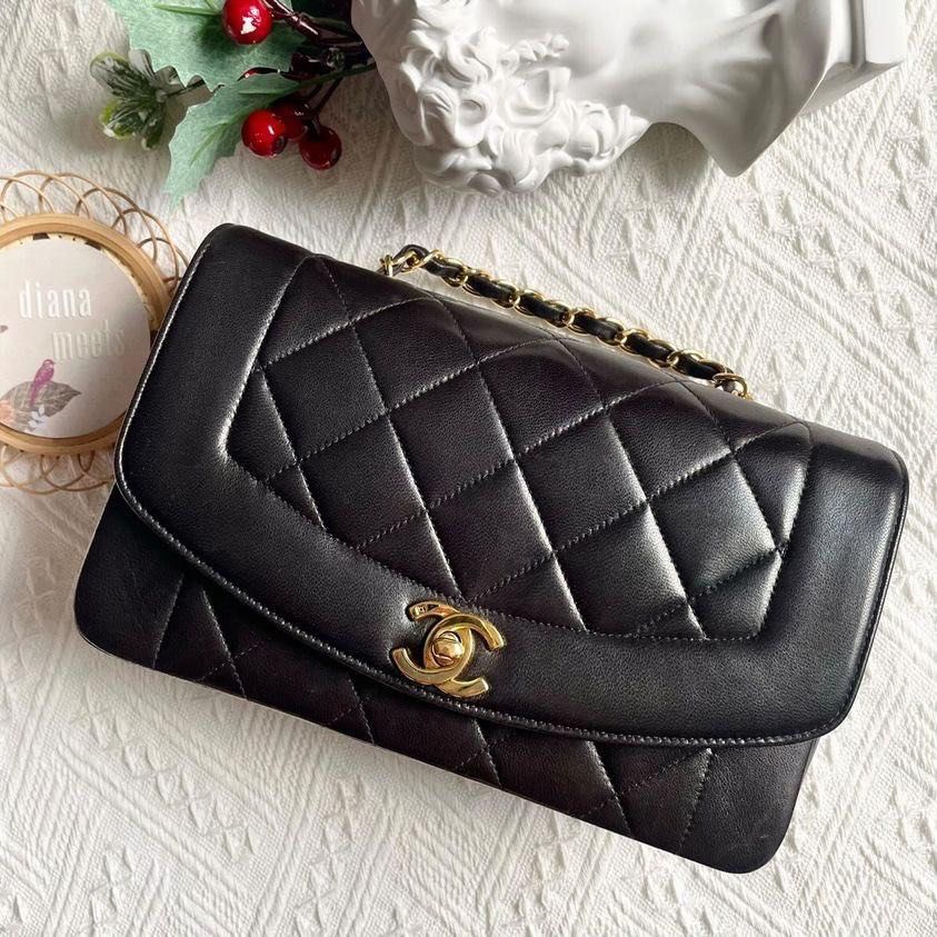 SALE SALE VINTAGE CHANEL DIANA SMALL BAG Luxury Bags Wallets on Carousell