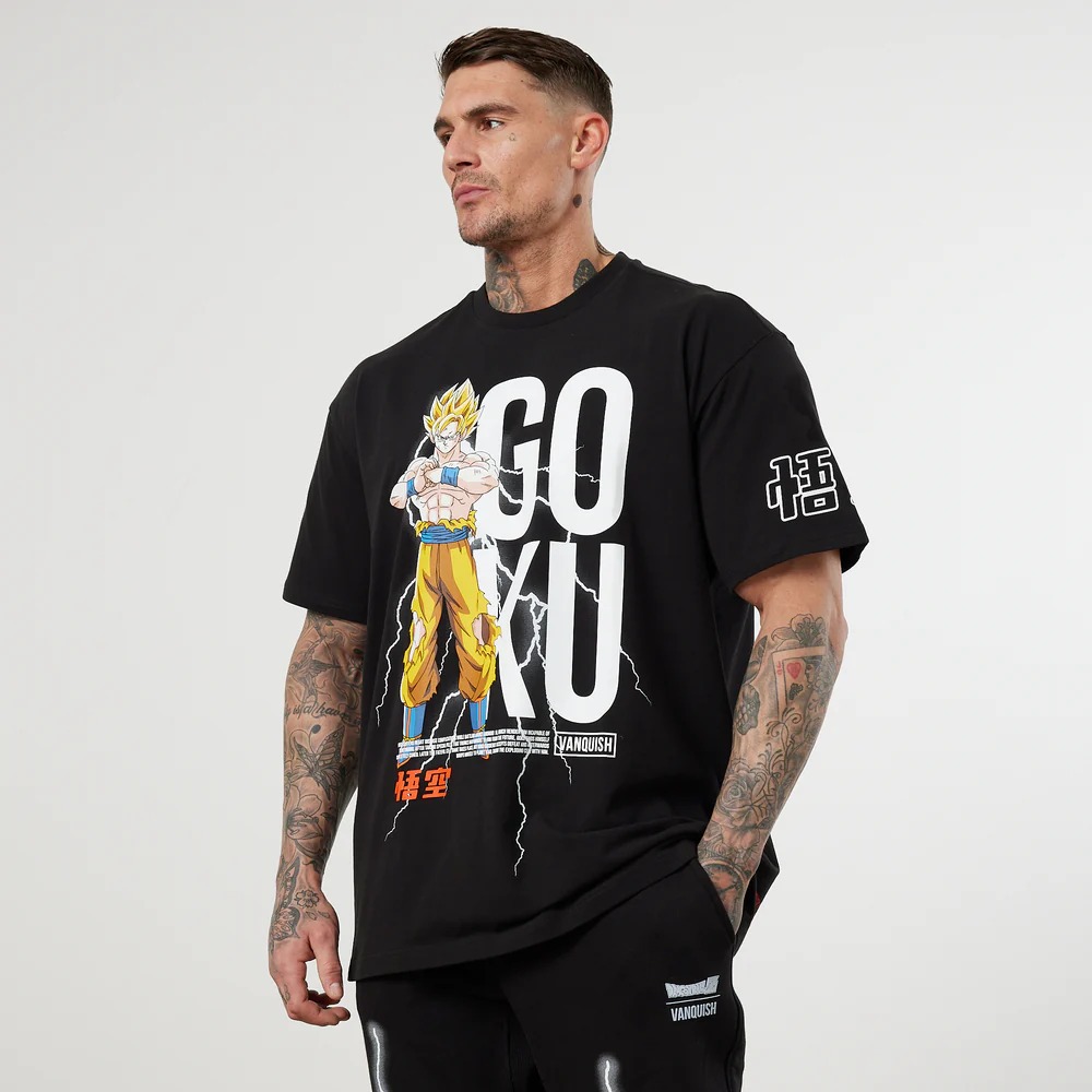 VANQUISH Tシャツ DBZ CS Piccolo Black Oversized T Shirt 半袖 楽天市場】ヴァンキッシュ Tシャツ VANQUISH FITNES DBZ CS