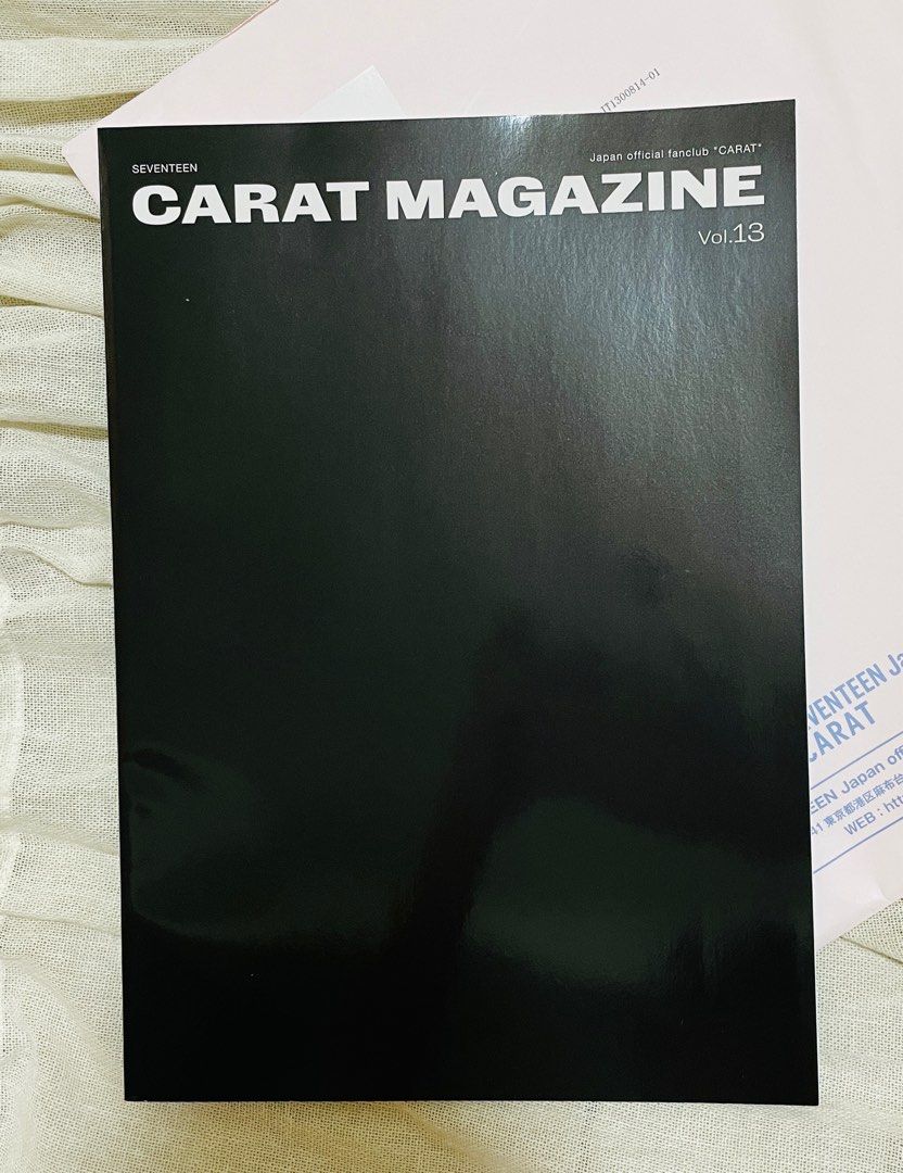 SEVENTEEN 雜誌CARAT MAGAZINE 日本會刊vol.13, 書籍、休閒與玩具