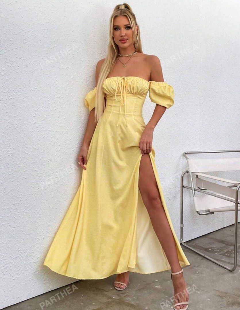 women with low cut dresses Intimacy White Lace Corset Split Maxi Dress – Club L London