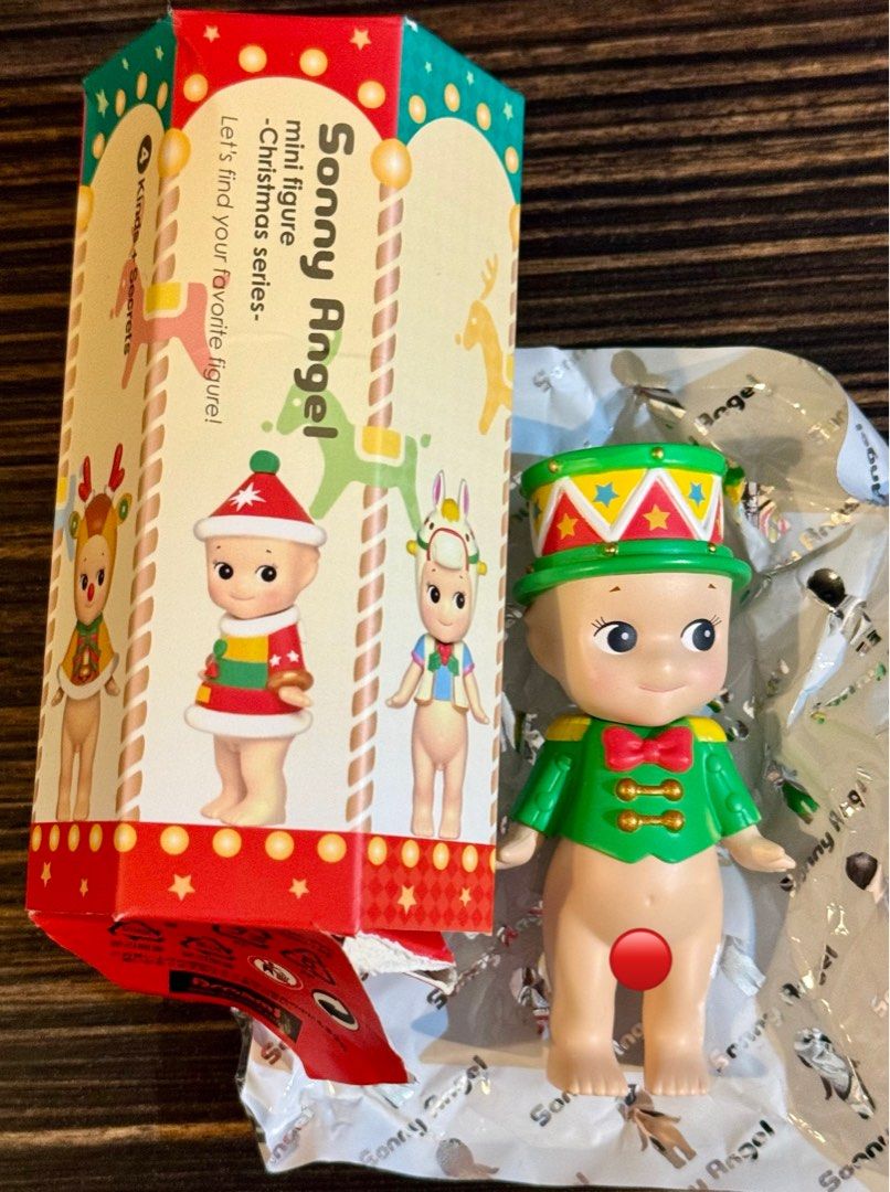 SONNY ANGEL christmas 2017 - drummer boy (Category: Other Home Decor) located in Mandaluyong City. Submitted by _keiba (Listing ID 1318947031, Image 1). Description: bought in bangkok for around 700 baht 🫠 unused foil and box still included, but di masyado maganda pagkaka-open nung box angel was kept again inside the foil after opening *selling for my sister, meet-up at feu manila.