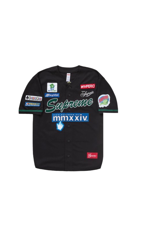 Supreme Chosen One Baseball Jersey Black Supreme Chosen One
