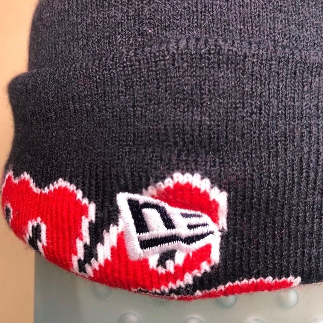 SUPREME x NEW ERA SCRIPT CUFF NAVY BEANIE Bonnet Hat Cap RN11493 CA40289 Men s Fashion Watches Accessories Caps Hats on Carousell
